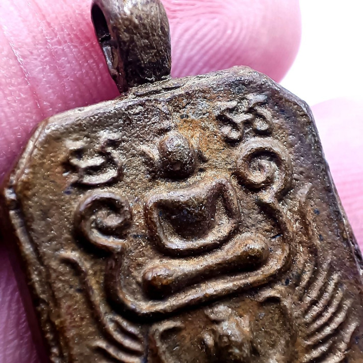 Luang Por Parn Garuda Buddha Amulet 2518 BE
