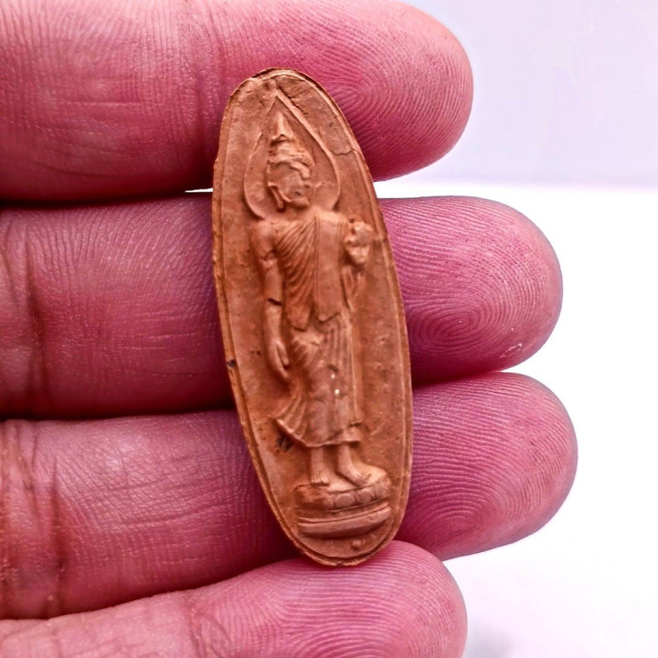 Thai Buddha Amulet Set 25 Sattawat Clay Chinnarat