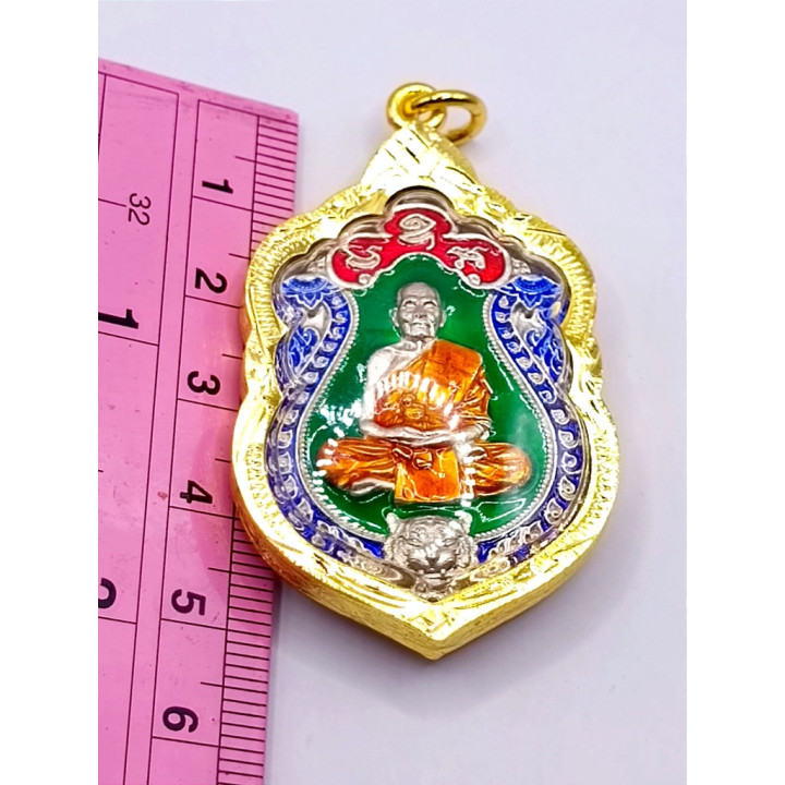 Luang Por Phat Silver Plated Amulet