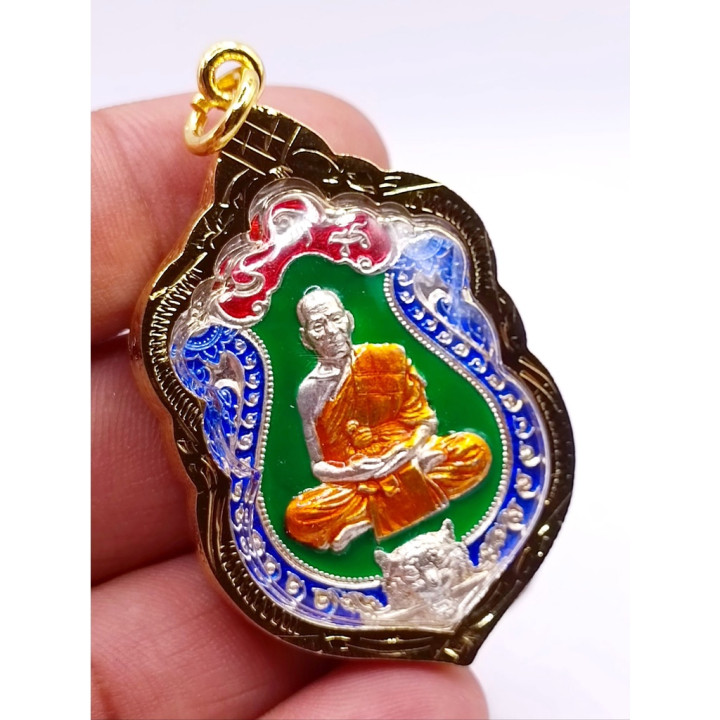 Luang Por Phat Silver Plated Amulet