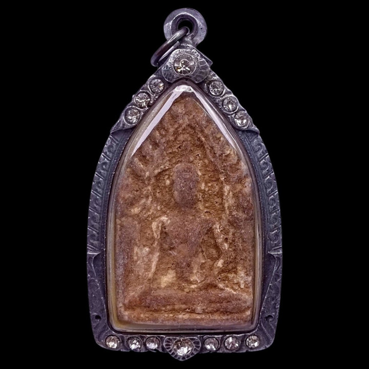 Khun Paen Wat Ban Krang Amulet Antique Casing