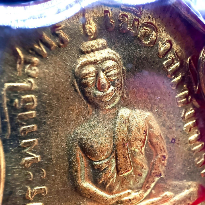 Luang Por Sothorn Buddha Amulet Gold Plated