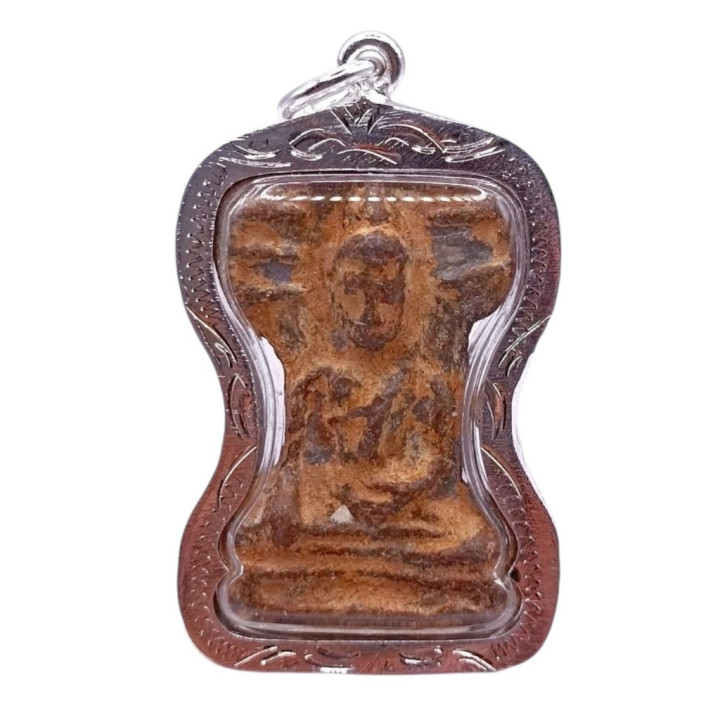 Phra Mahesuan Amulet Suphanburi Silver Plated