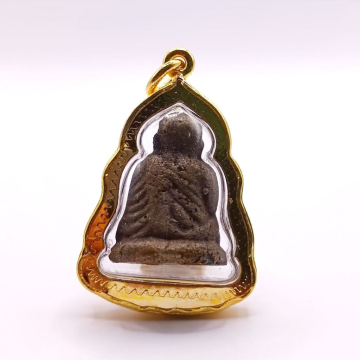 Luang Por Ngern Wat Bang Klan Brass Amulet