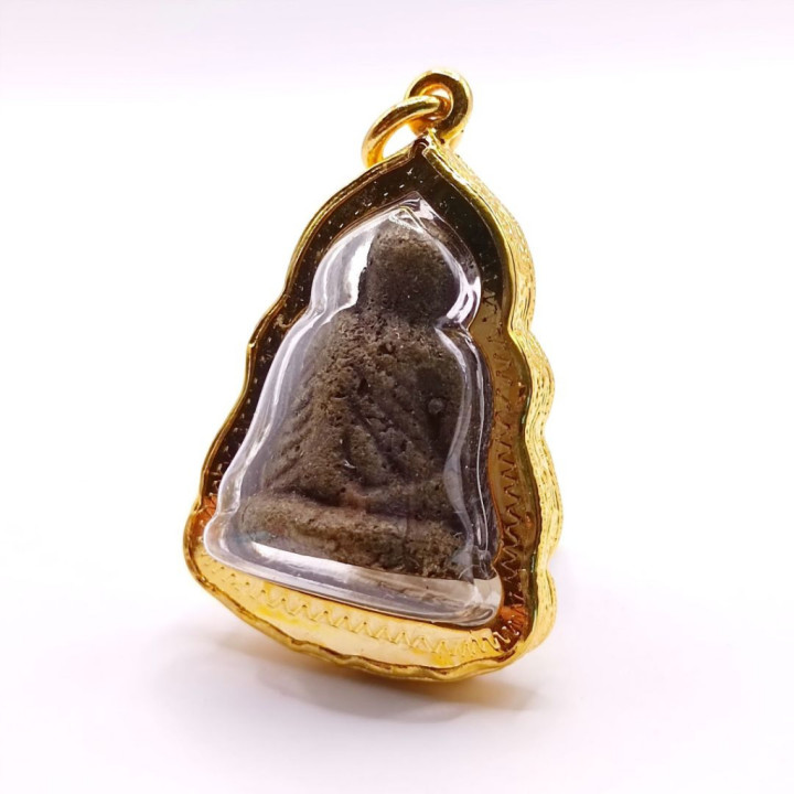 Luang Por Ngern Wat Bang Klan Brass Amulet