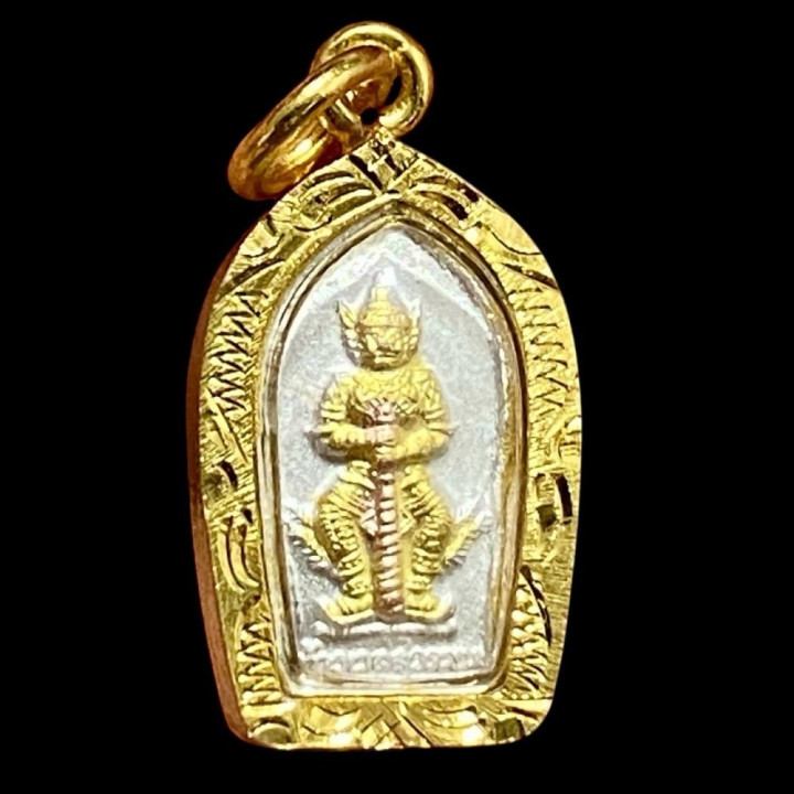 Thao Wessuwan Wat Chulamanee Micron Gold Pendant