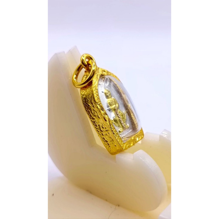 Thao Wessuwan Wat Chulamanee Micron Gold Pendant