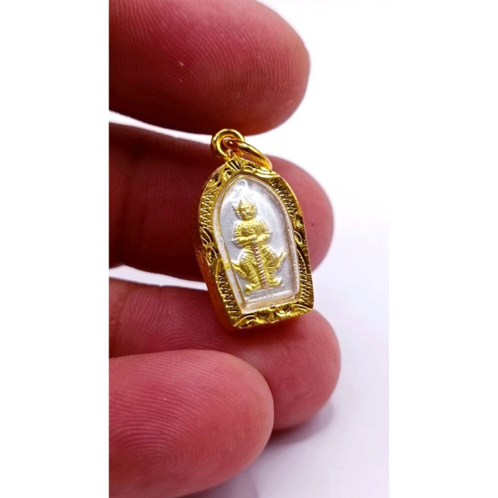 Thao Wessuwan Wat Chulamanee Micron Gold Pendant