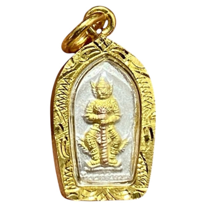Thao Wessuwan Wat Chulamanee Micron Gold Pendant