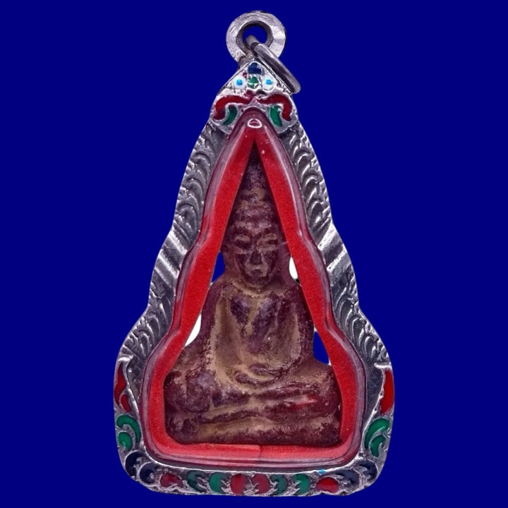 Phra Tha Gradan Buddha Amulet Tin Large