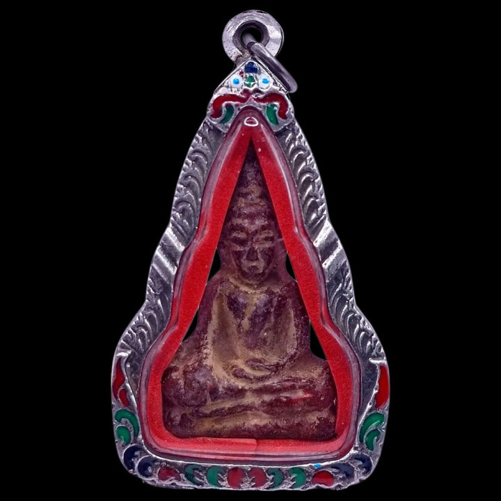 Phra Tha Gradan Buddha Amulet Tin Large