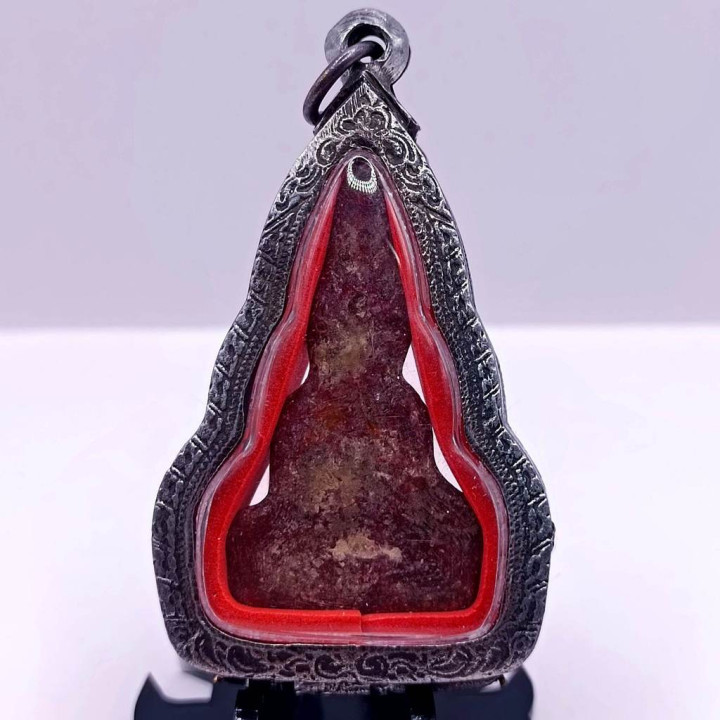 Phra Tha Gradan Buddha Amulet Tin Large