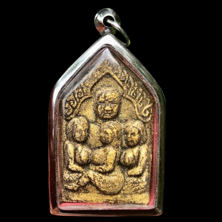 Khun Paen Sam Nang Kuman Thong Amulet Pendant