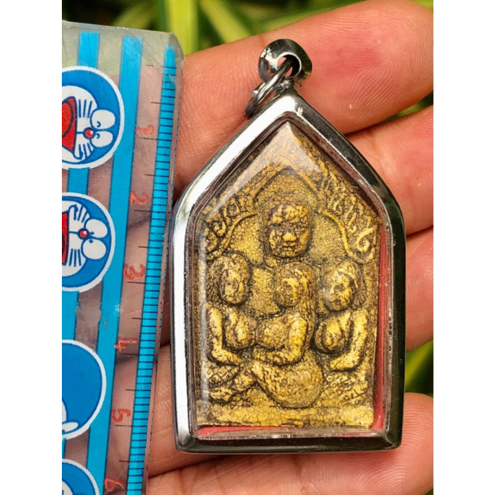 Khun Paen Sam Nang Kuman Thong Amulet Pendant