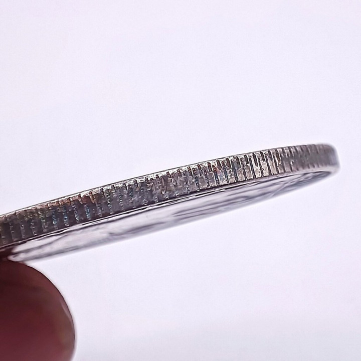 King Rama 5 Coin Pendant Stainless Steel Frame