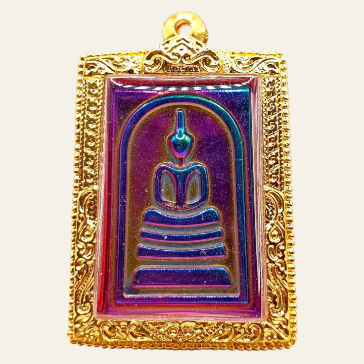 Phra Somdej Lek Lai Rainbow Buddha Pendant