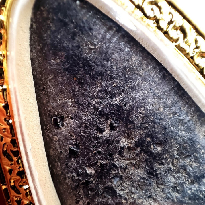 Luang Pu Thuat 2497 Amulet Gold Plated Frame