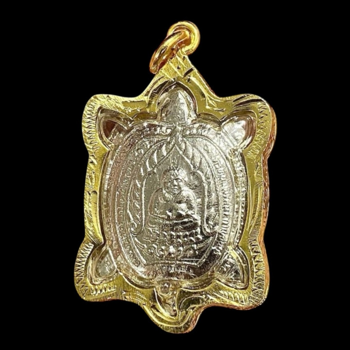Luang Pu Liew Phaya Tao Ruean Silver Pendant