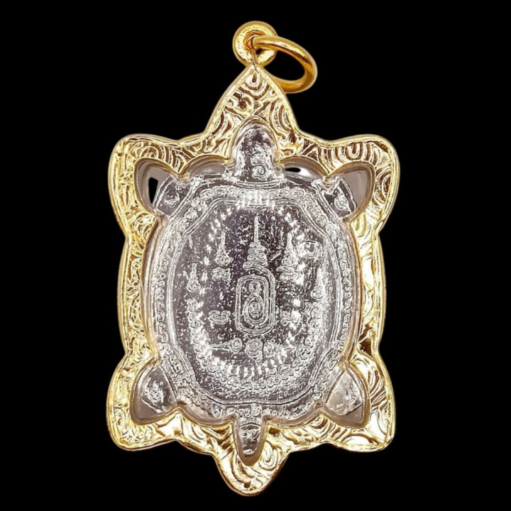 Luang Pu Liew Phaya Tao Ruean Silver Pendant