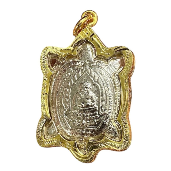 Luang Pu Liew Phaya Tao Ruean Silver Pendant
