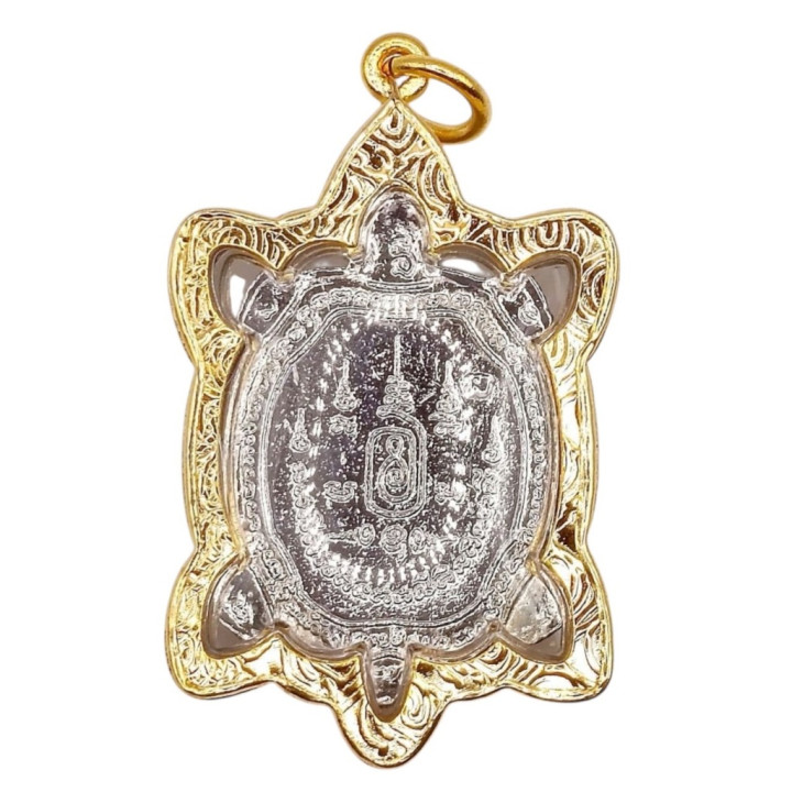 Luang Pu Liew Phaya Tao Ruean Silver Pendant