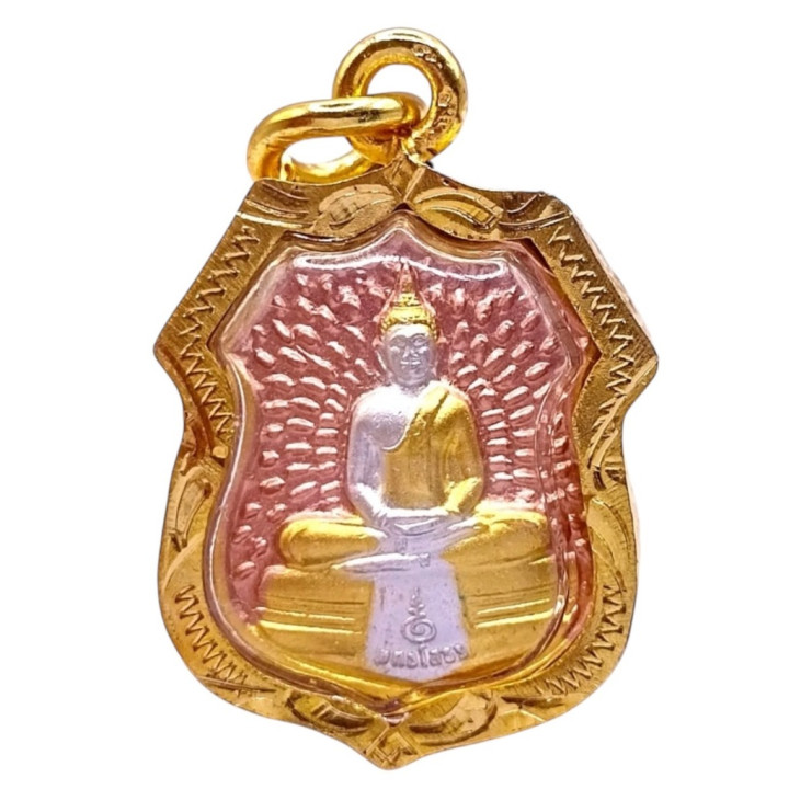 Luang Por Sothorn Buddha Amulet Gold Plated