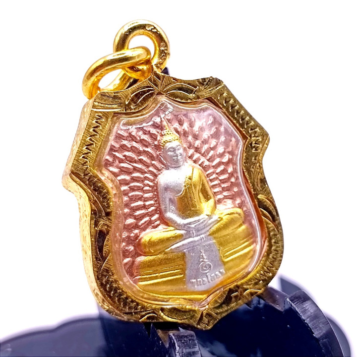 Luang Por Sothorn Buddha Amulet Gold Plated
