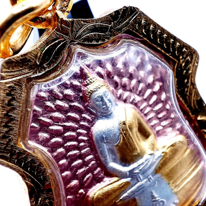 Luang Por Sothorn Buddha Amulet Gold Plated