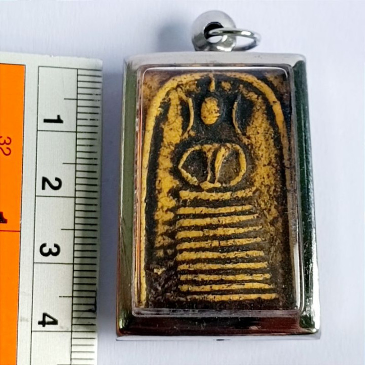 Somdej Kes Chaiyo Amulet Stainless Steel Frame