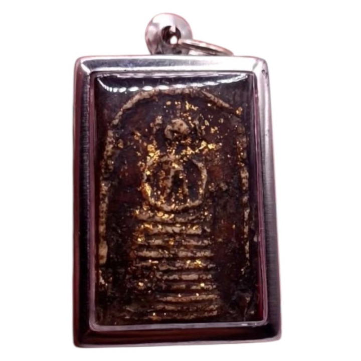 Somdej Kes Chaiyo Amulet Stainless Steel Frame