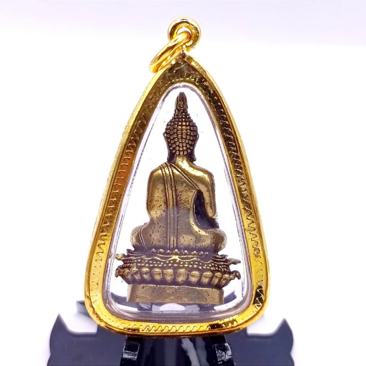 Luang Por Tan Jai Buddha Pendant Gold Plated
