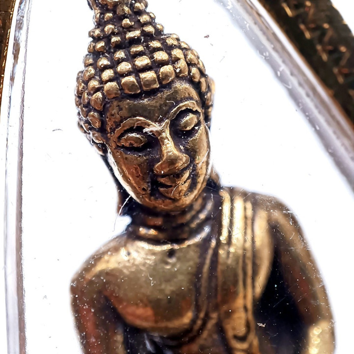 Luang Por Tan Jai Buddha Pendant Gold Plated