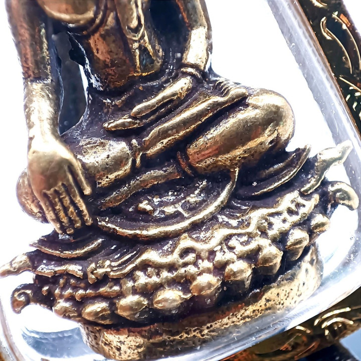 Luang Por Tan Jai Buddha Pendant Gold Plated