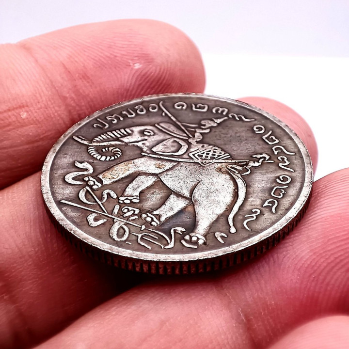 King Rama 5 Chulalongkorn Metal Pendant