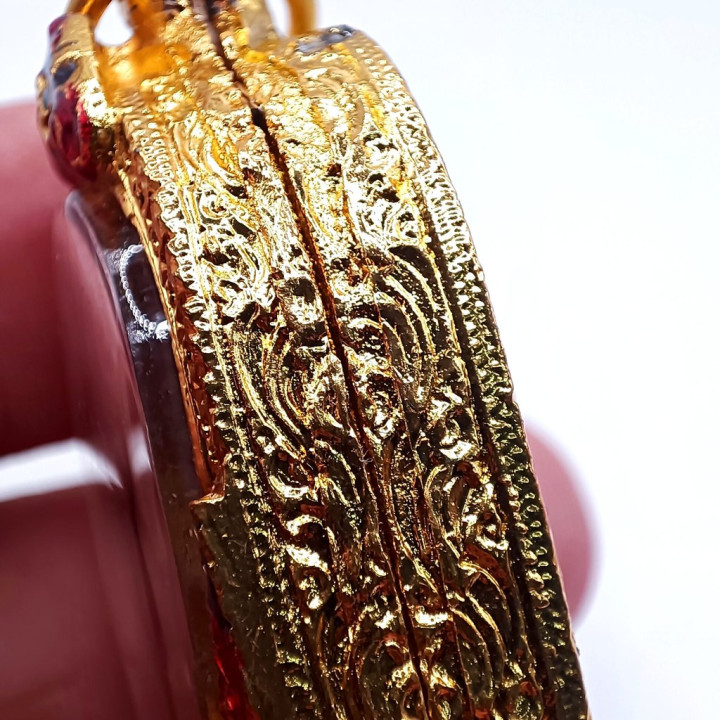 Phra Sum Kor Kamphaeng Phet Gold Plated Amulet