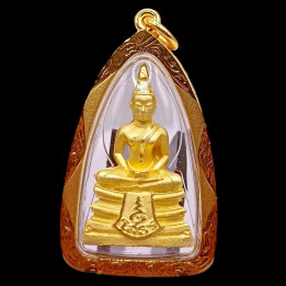 Luang Por Sothorn Buddha Pendant Gold Plated