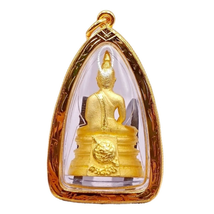 Luang Por Sothorn Buddha Pendant Gold Plated