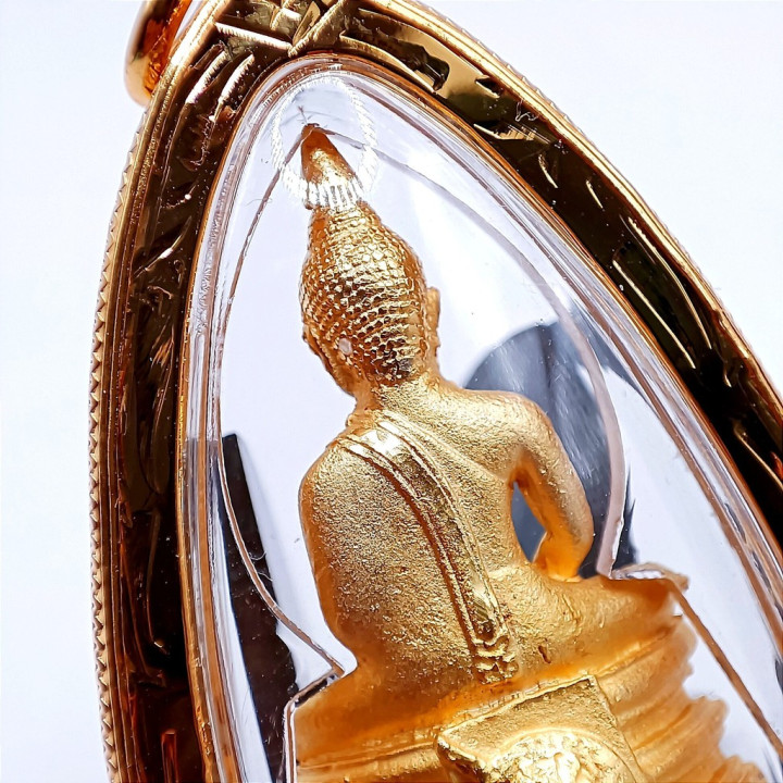 Luang Por Sothorn Buddha Pendant Gold Plated