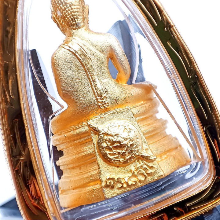 Luang Por Sothorn Buddha Pendant Gold Plated