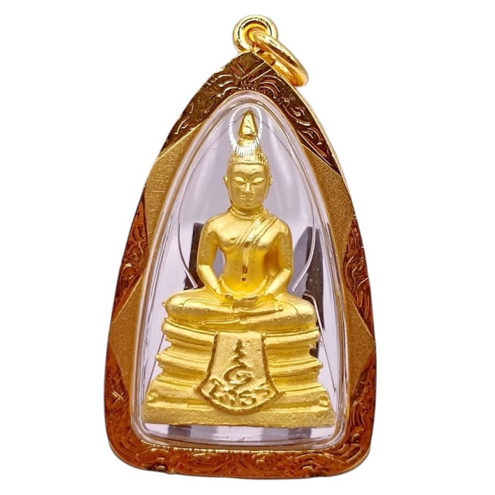 Luang Por Sothorn Buddha Pendant Gold Plated