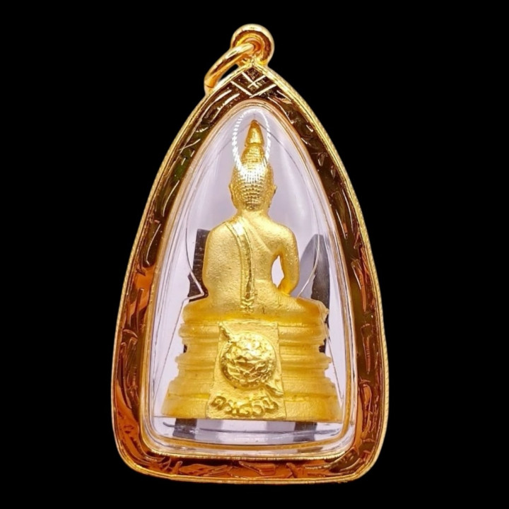 Luang Por Sothorn Buddha Pendant Gold Plated