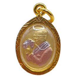 King Rama IX Royal Camera Gold Plated Pendant