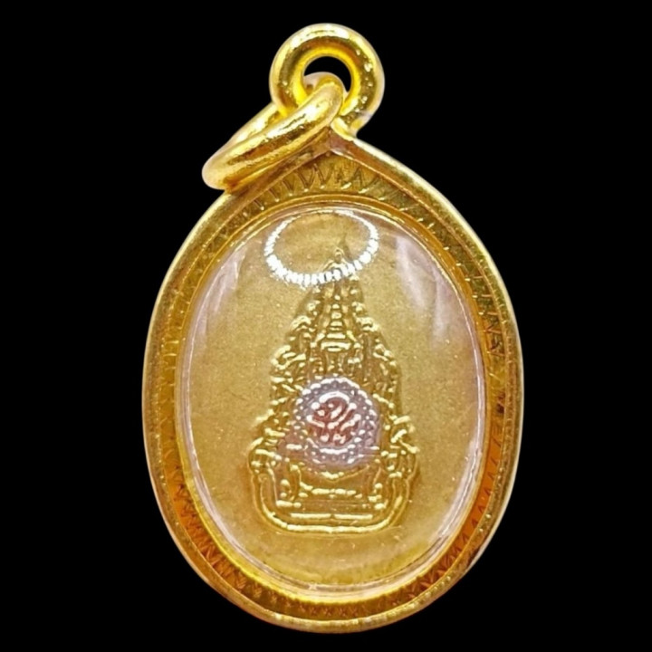King Rama IX Royal Camera Gold Plated Pendant