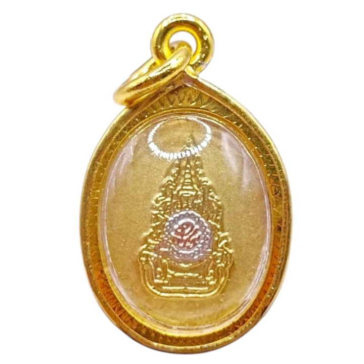 King Rama IX Royal Camera Gold Plated Pendant