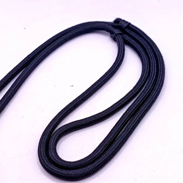 Adjustable Rope Necklace with Gold Plated Amulet