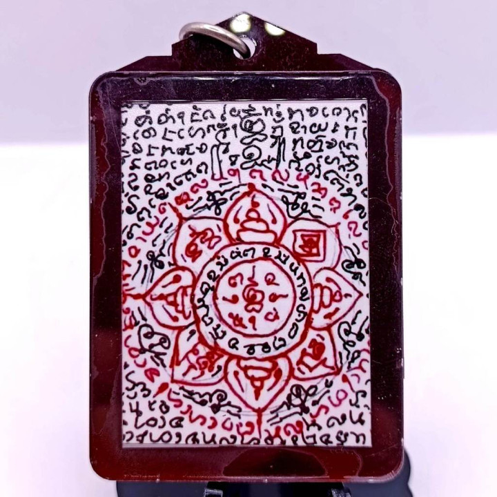 Phra Thiang Nuanmana Amulet Pendant Waterproof Frame