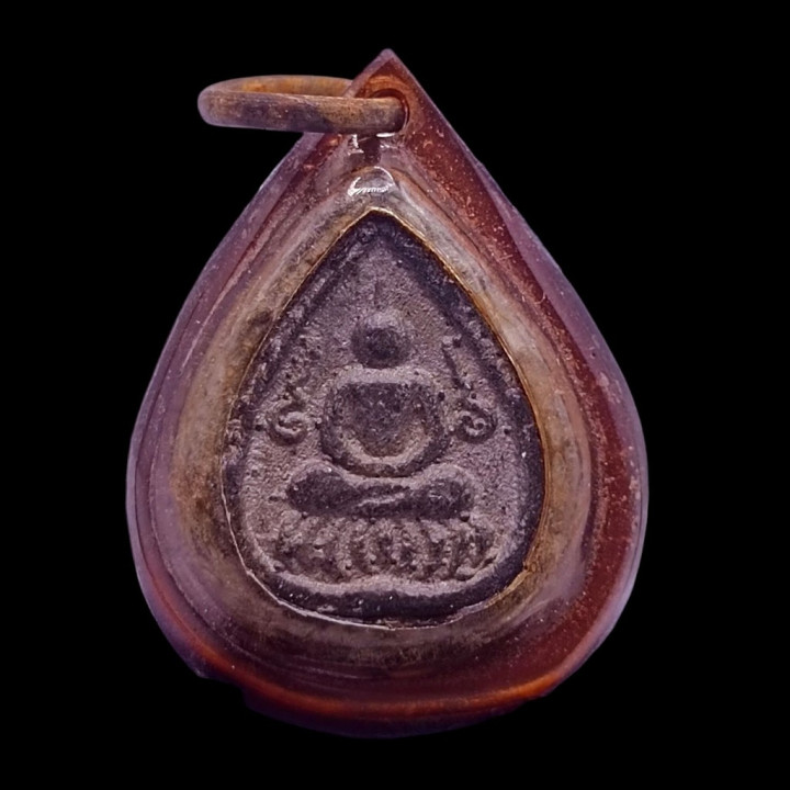 Phra Kleeb Bua Buddha Amulet Luang Pu Suk