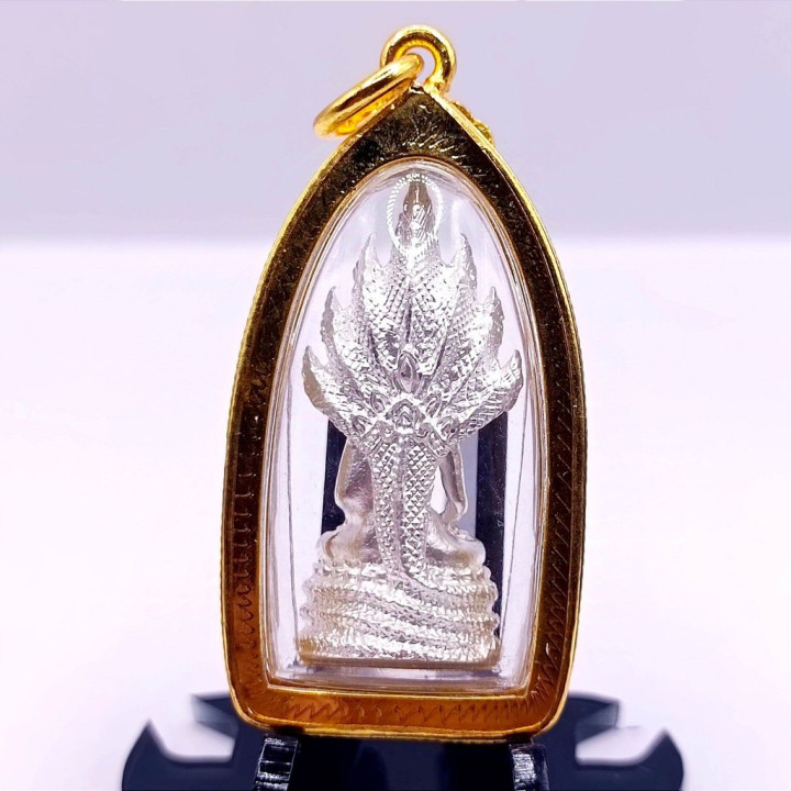 Naga Prok Buddha Amulet Wat Bowonniwet 2543 BE