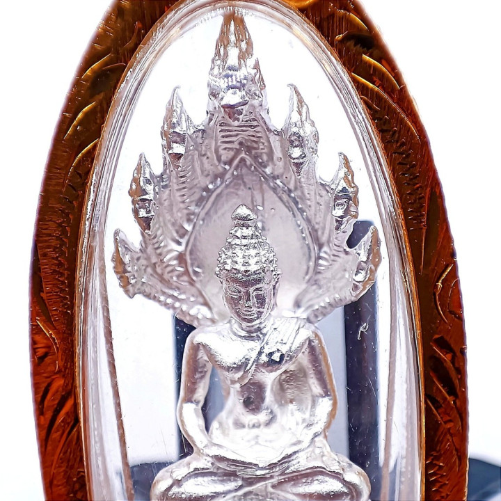 Naga Prok Buddha Amulet Wat Bowonniwet 2543 BE