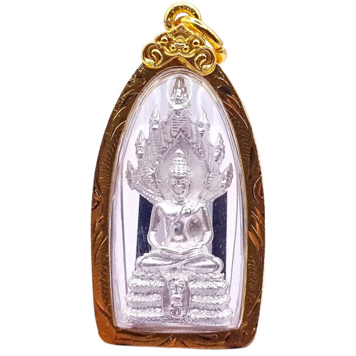 Naga Prok Buddha Amulet Wat Bowonniwet 2543 BE